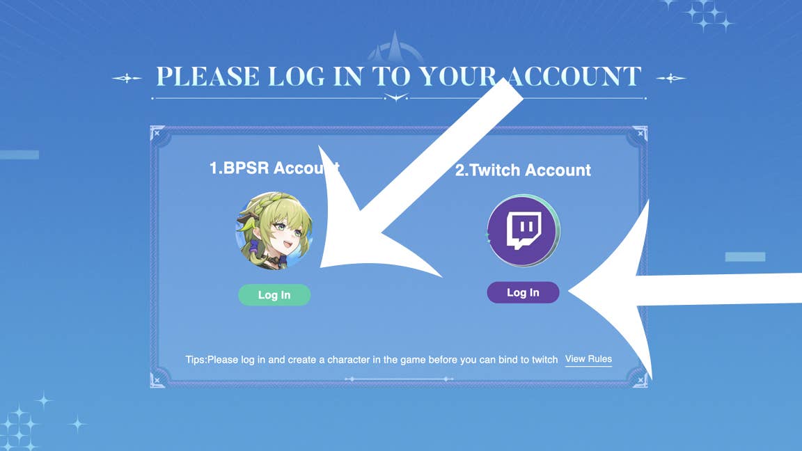 Account synchronization interface