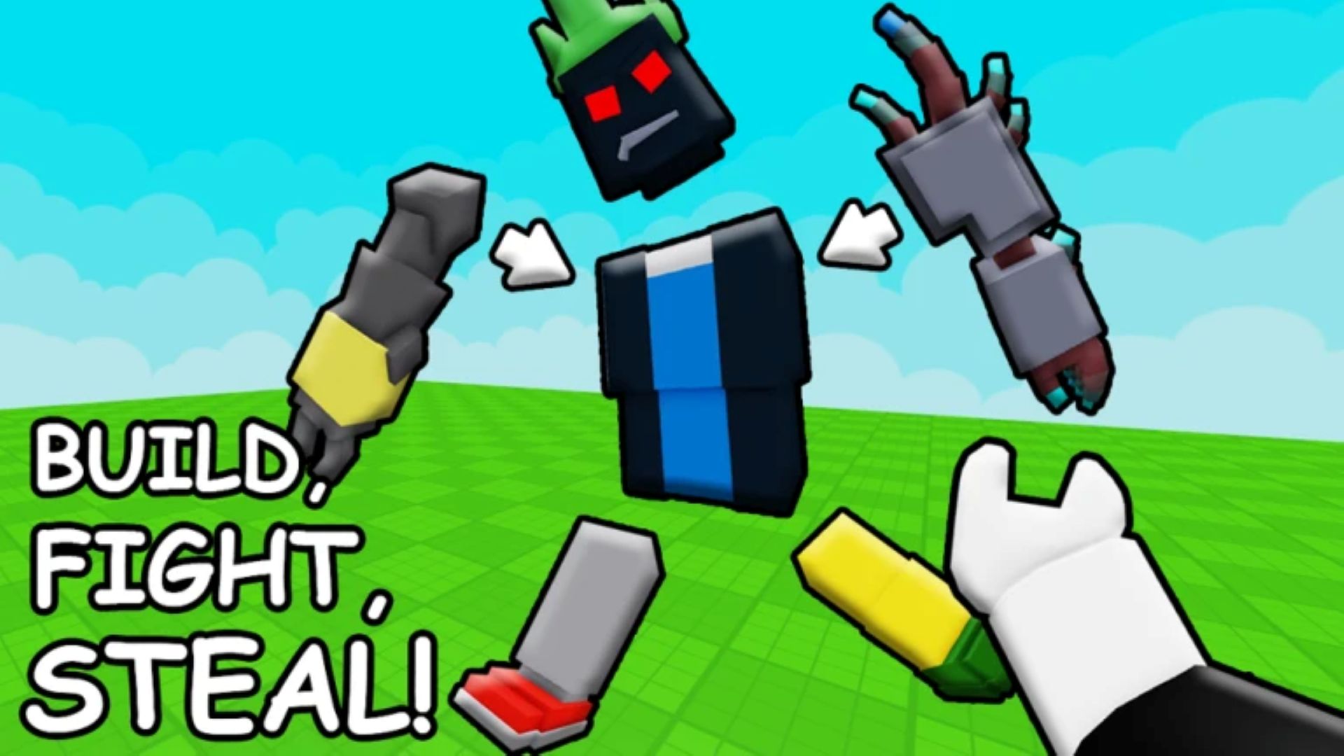 Strategic robot construction forms the game's foundation (Image via Roblox Corporation)