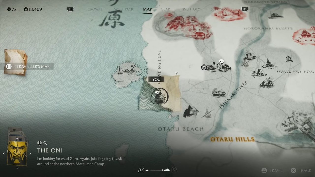 Ghost of Yōtei, Guide, How to Find The Howling Cove Altar of Reflection