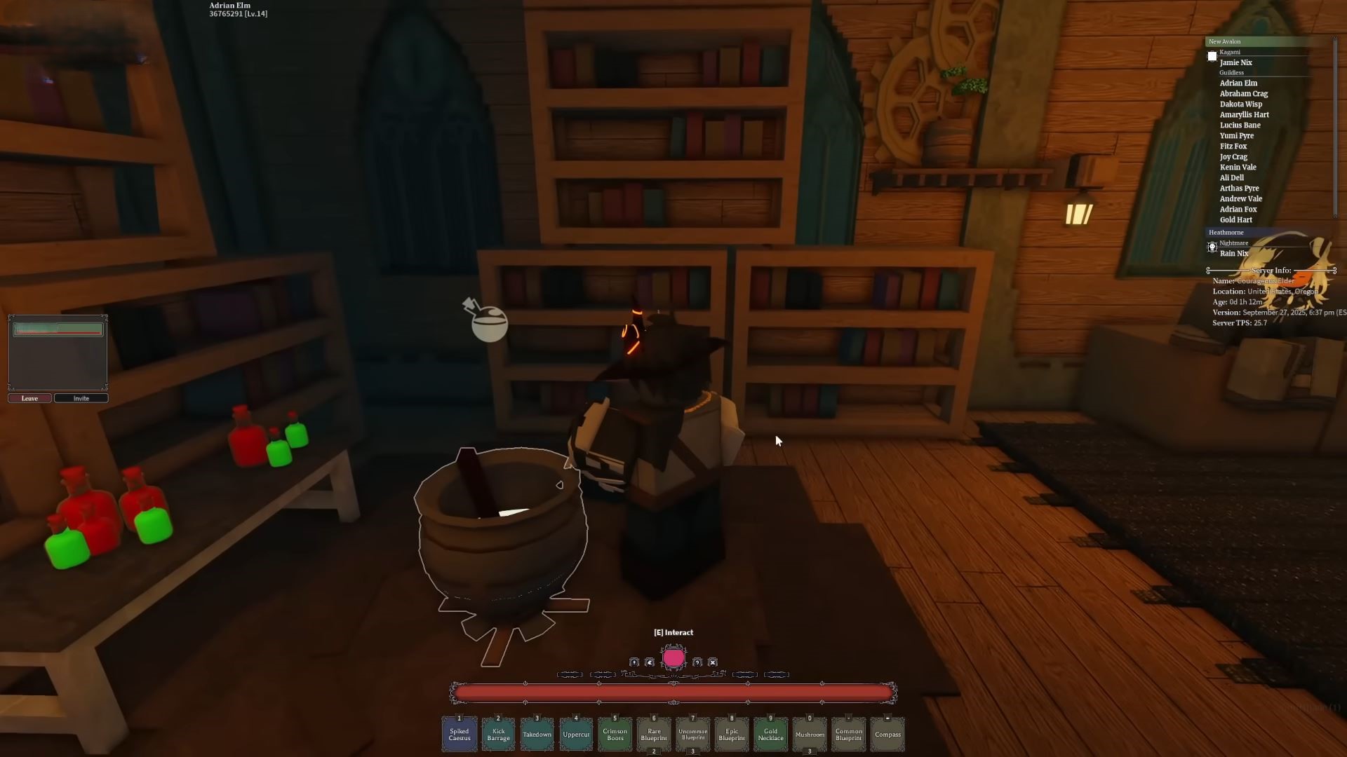 crafting potions (Image via Roblox Corporation)