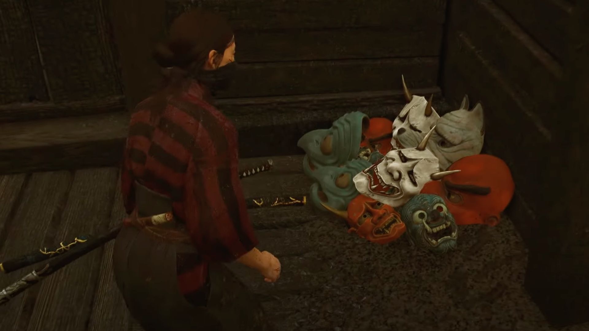 Collection of discarded masks