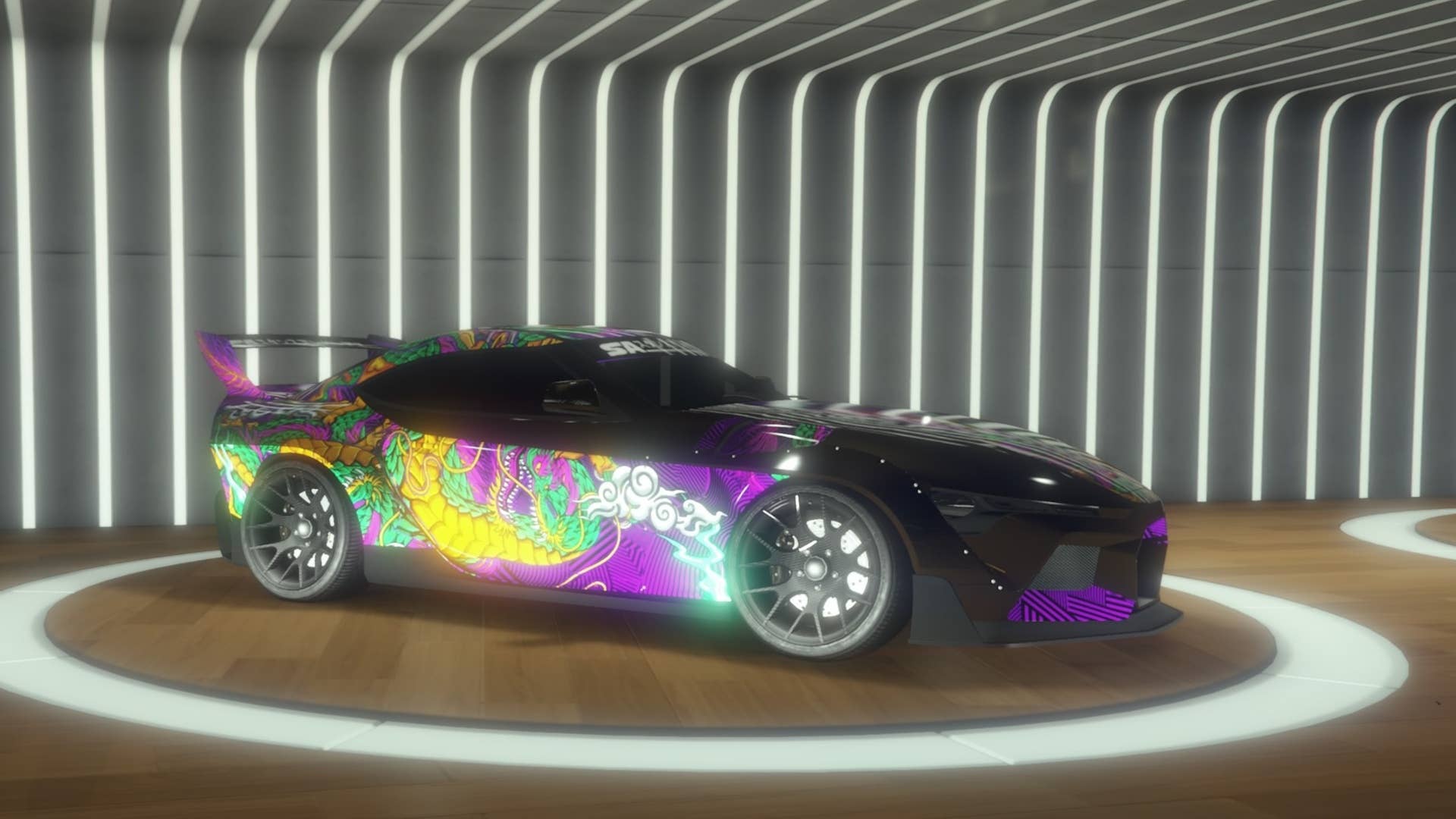 gta online dinka LSCM Jester RR luxury autos showroom