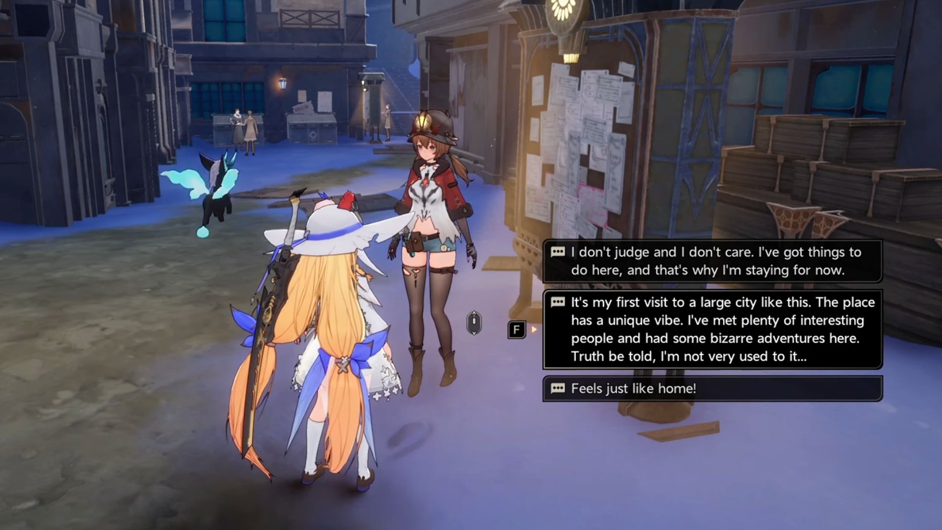 Dialogue response options interface