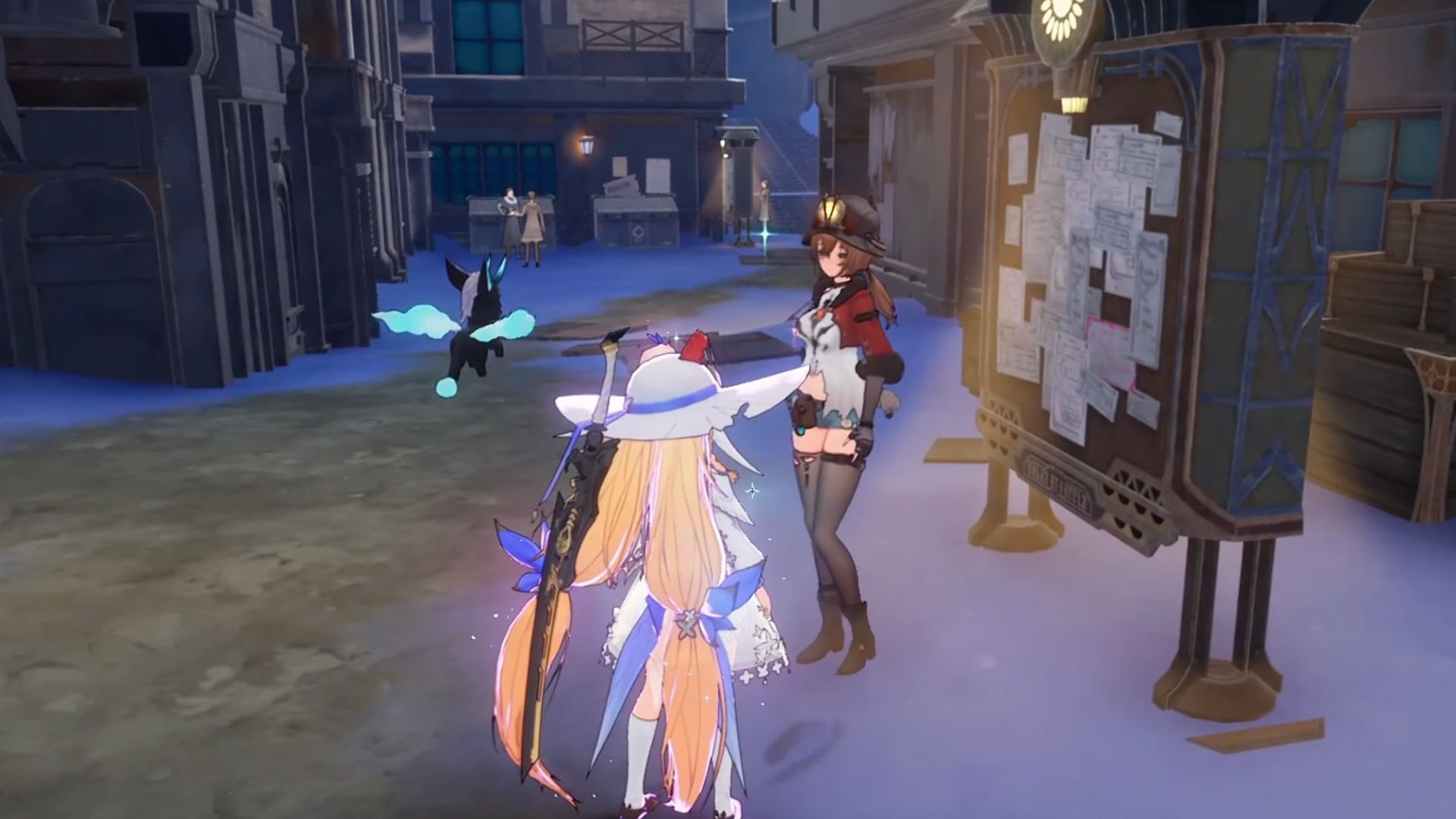 Quest completion interaction sequence