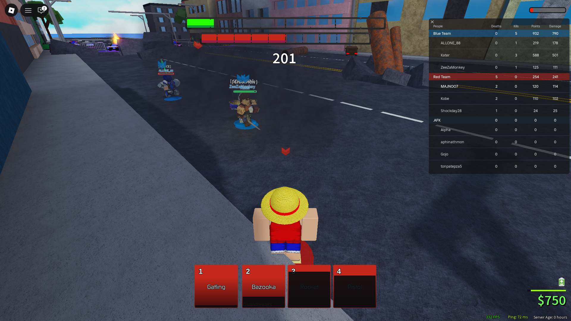 Roblox ABA gameplay screenshot