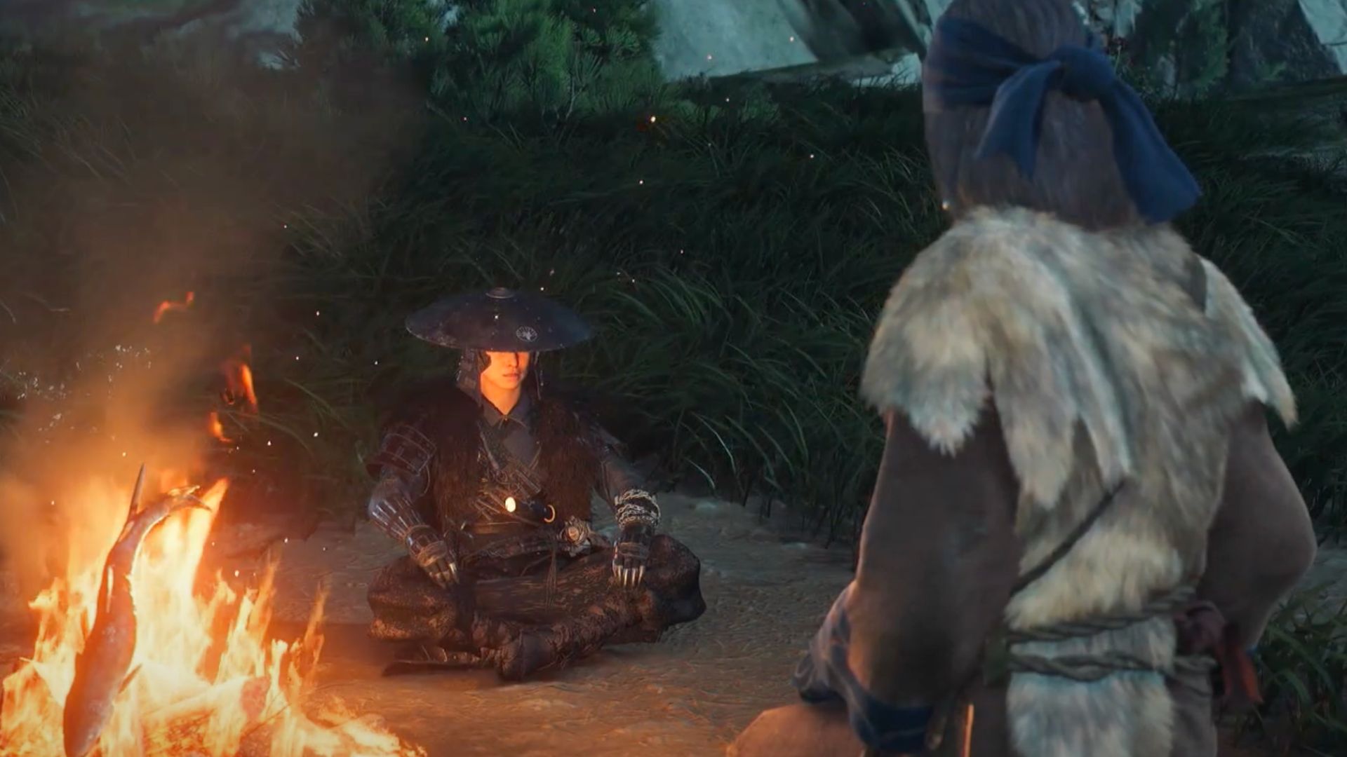 Huci waits at the ridge (Image via Sony Interactive Entertainment | @ZaFrostPet/YouTube)
