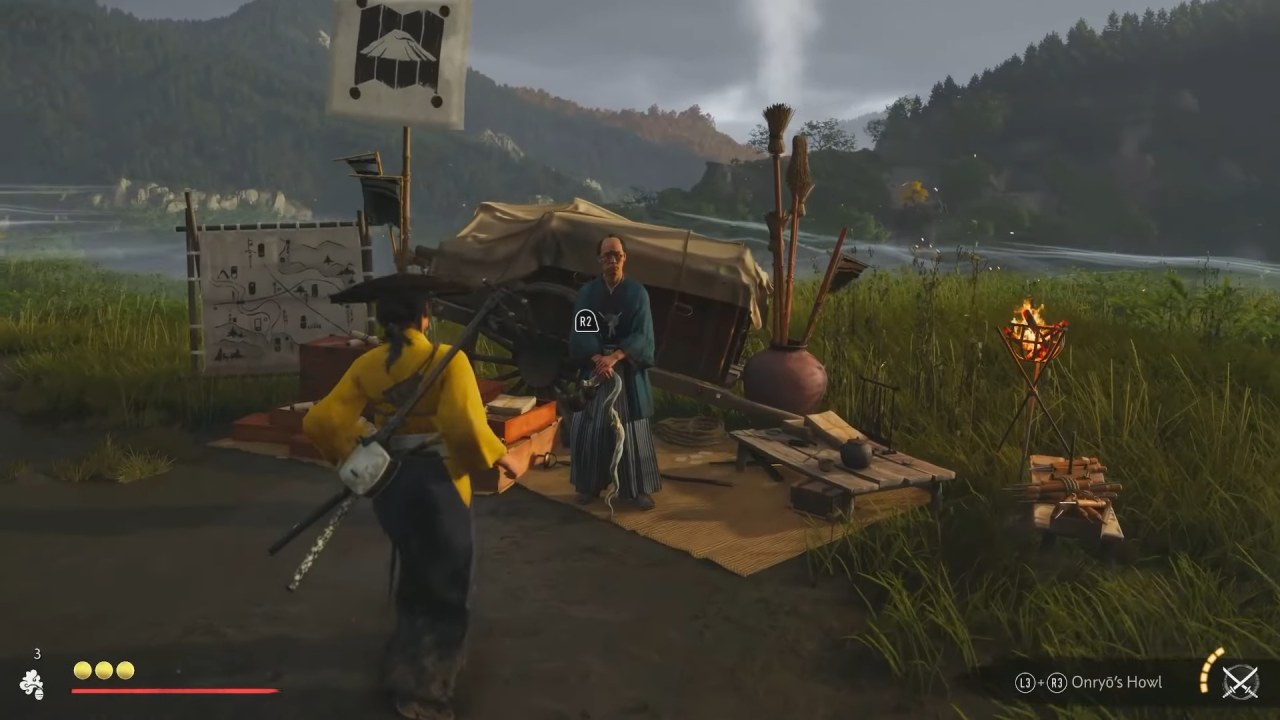 Ghost of Yōtei, Guide, How to Set Travellers Map