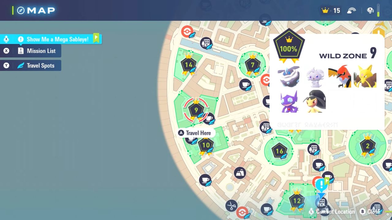 Pokémon Legends: Z-A, Guide, How to Get Sableye