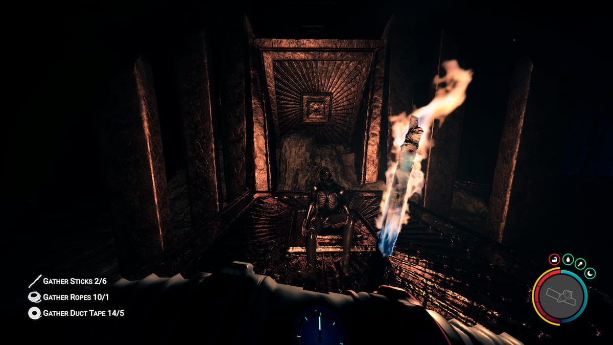 golden armor location in sons of the forest