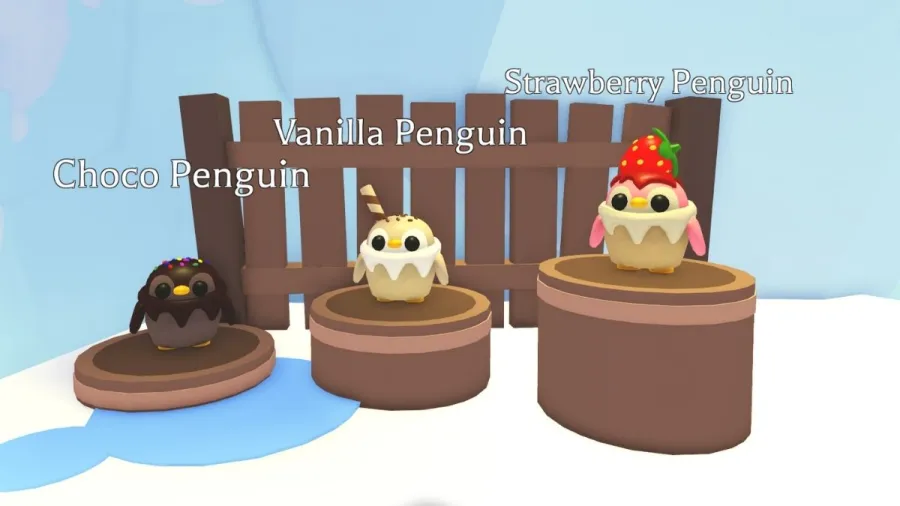 Ice Cream penguins in Adopt Me