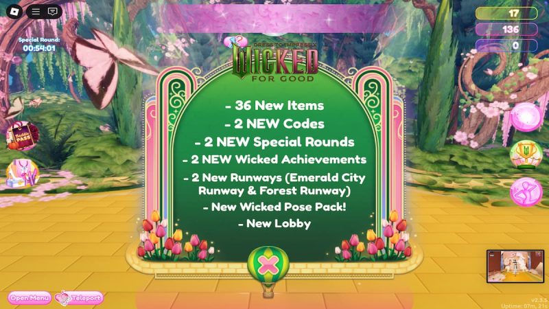 Complete Guide to the Dress to Impress and Wicked For Good Collaboration Event