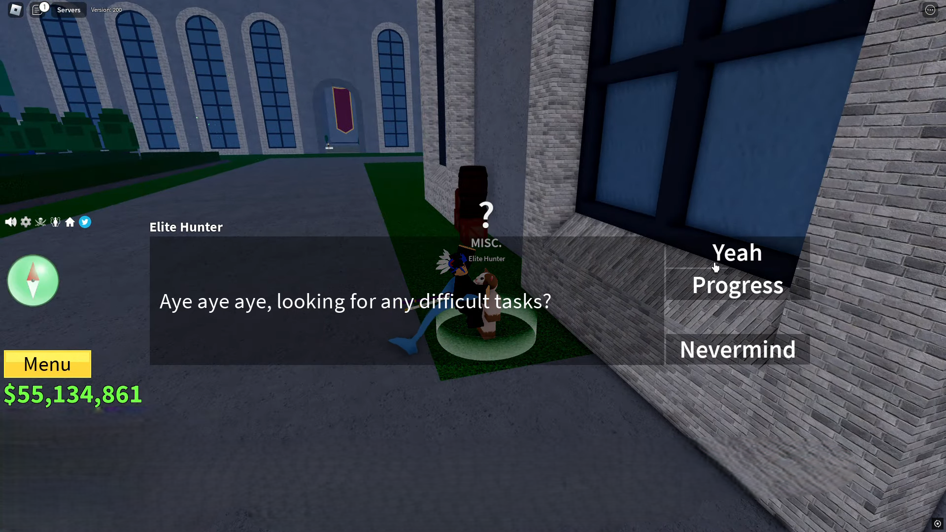 Elite Hunter NPC (Image via Roblox Corporation)