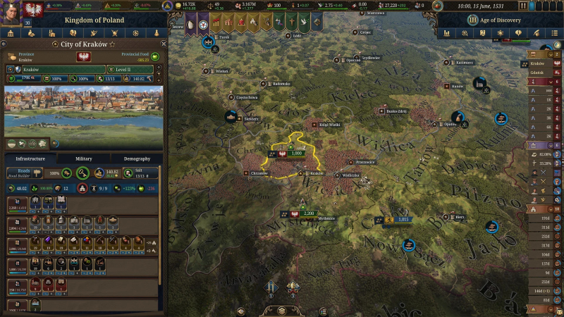 Europa Universalis 5 (EU5): How To Manage Population Growth