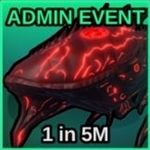 Crimson lunar marine specimen