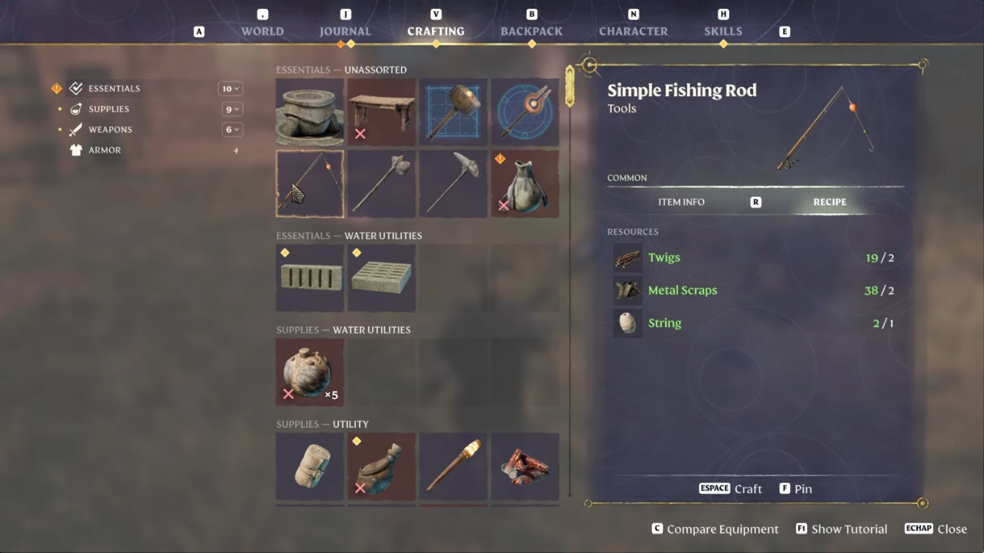 How To Get a Fishing Rod in Enshrouded Wake of the Water