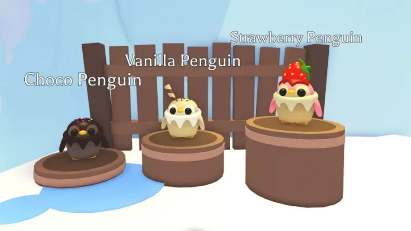 How to Obtain Every Ice Cream Penguin Type in Adopt Me: Dango, Vanilla, Choco, & Strawberry