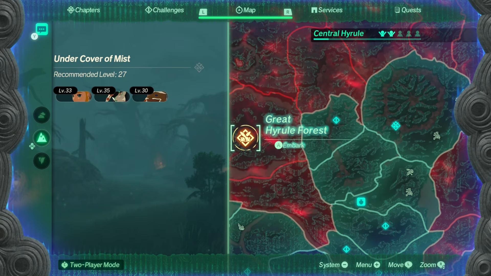 Hyrule Warriors Age of Imprisonment: Under Cover of Mist Walkthrough