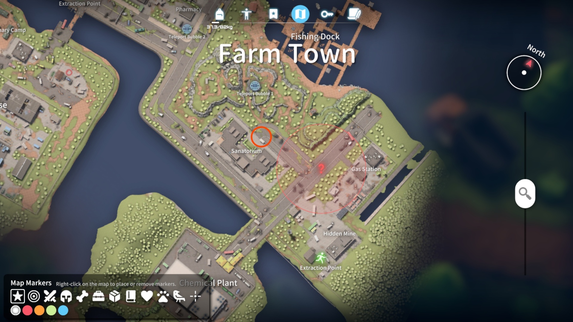 Mission location map