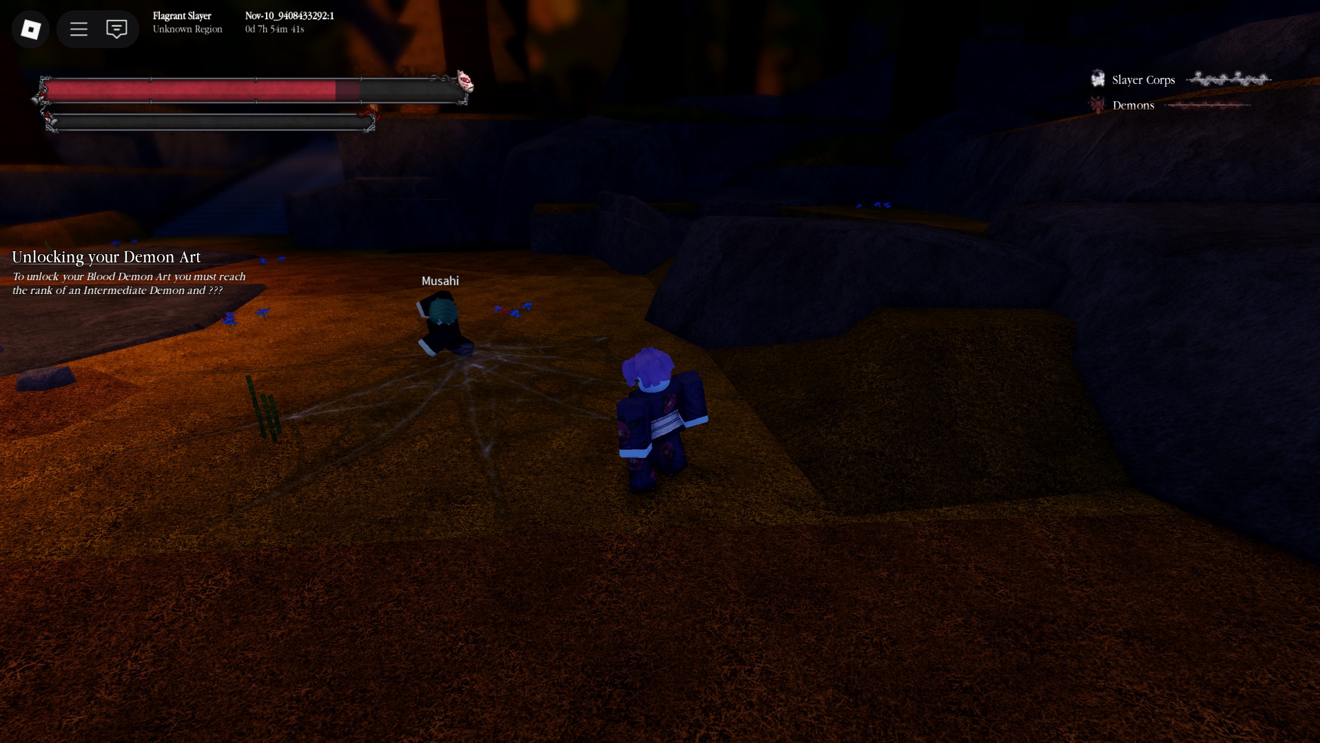 One on one PvP action