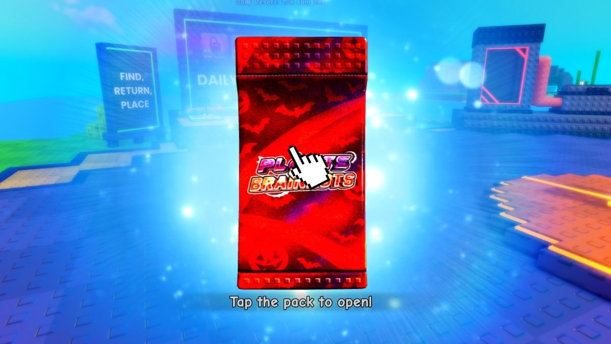 Halloween Card Pack in Plants Vs Brainrots