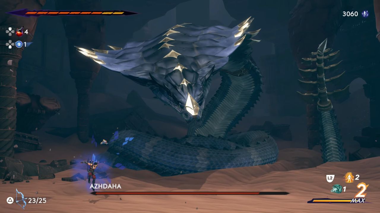 Prince of Persia: The Lost Crown, PC, Gameplay, How to Beat Azhdaha Boss, Screenshot