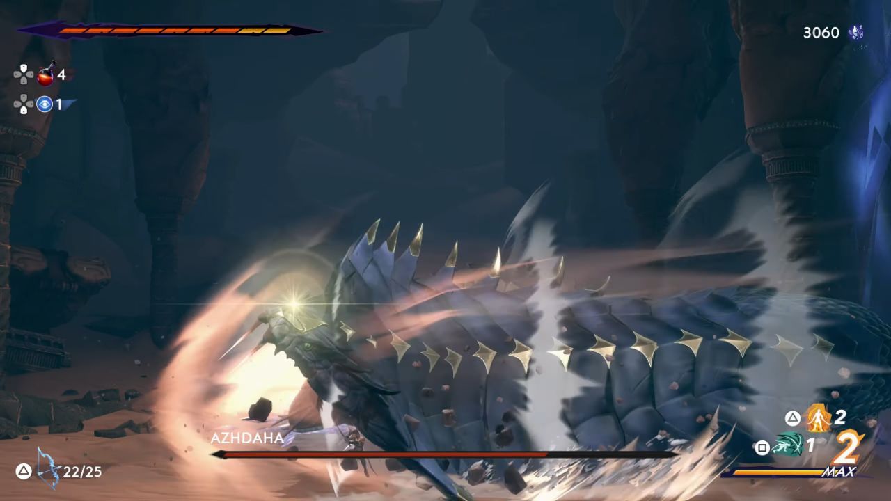 Prince of Persia: The Lost Crown, PC, Gameplay, How to Beat Azhdaha Boss, Screenshot