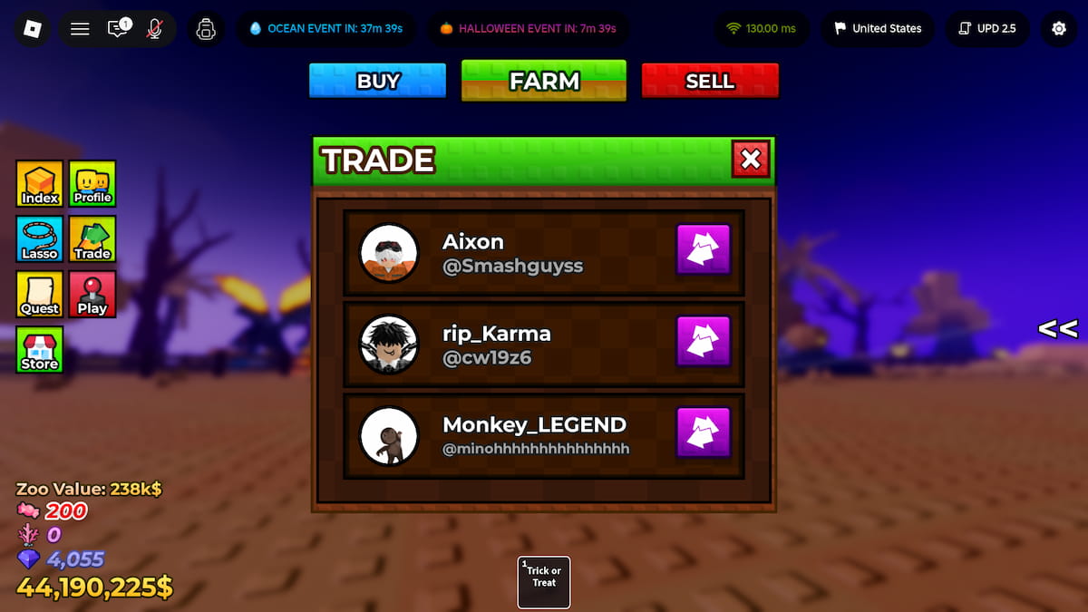 Raise Animals Trading System