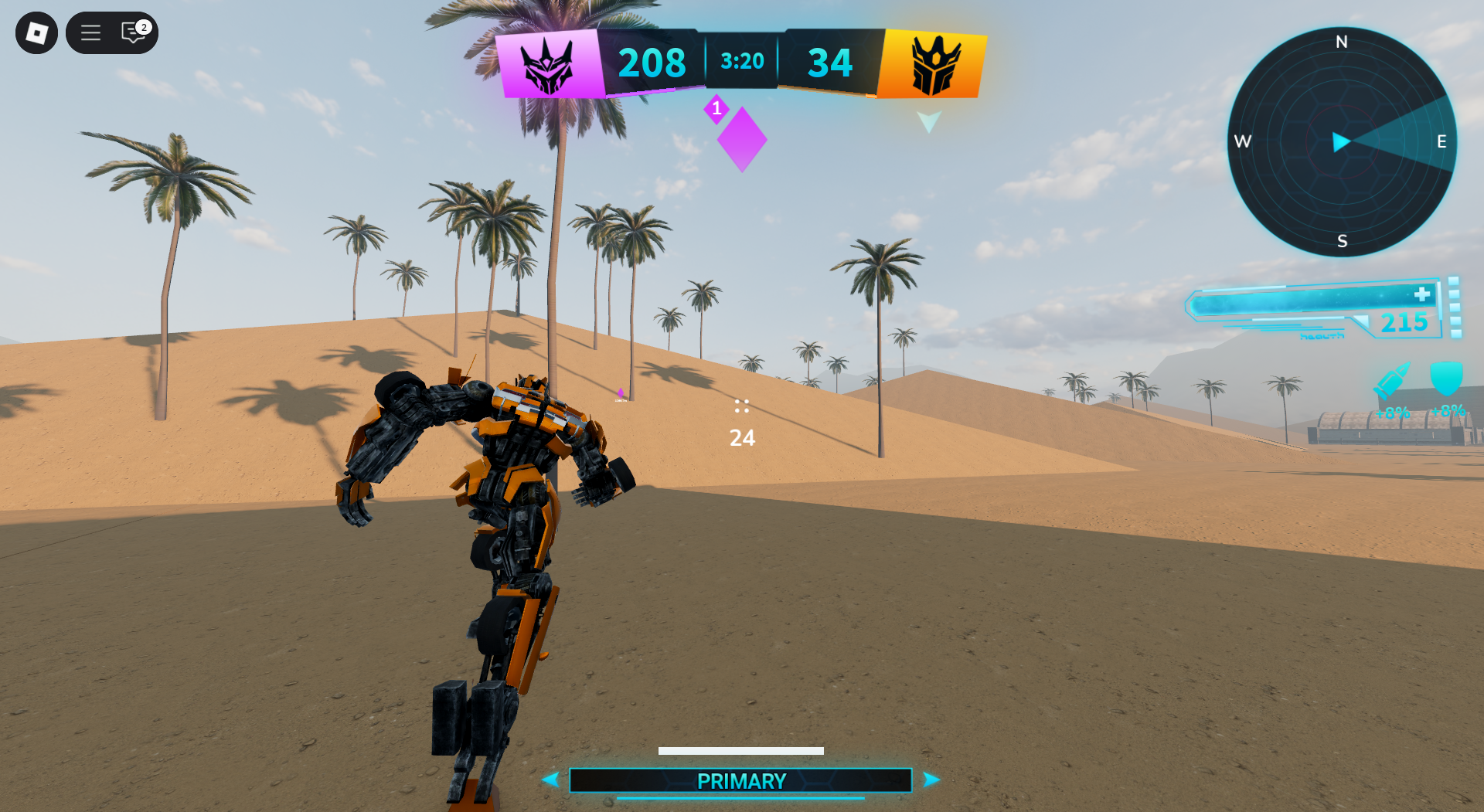 Map navigation gameplay (Visual via Roblox)