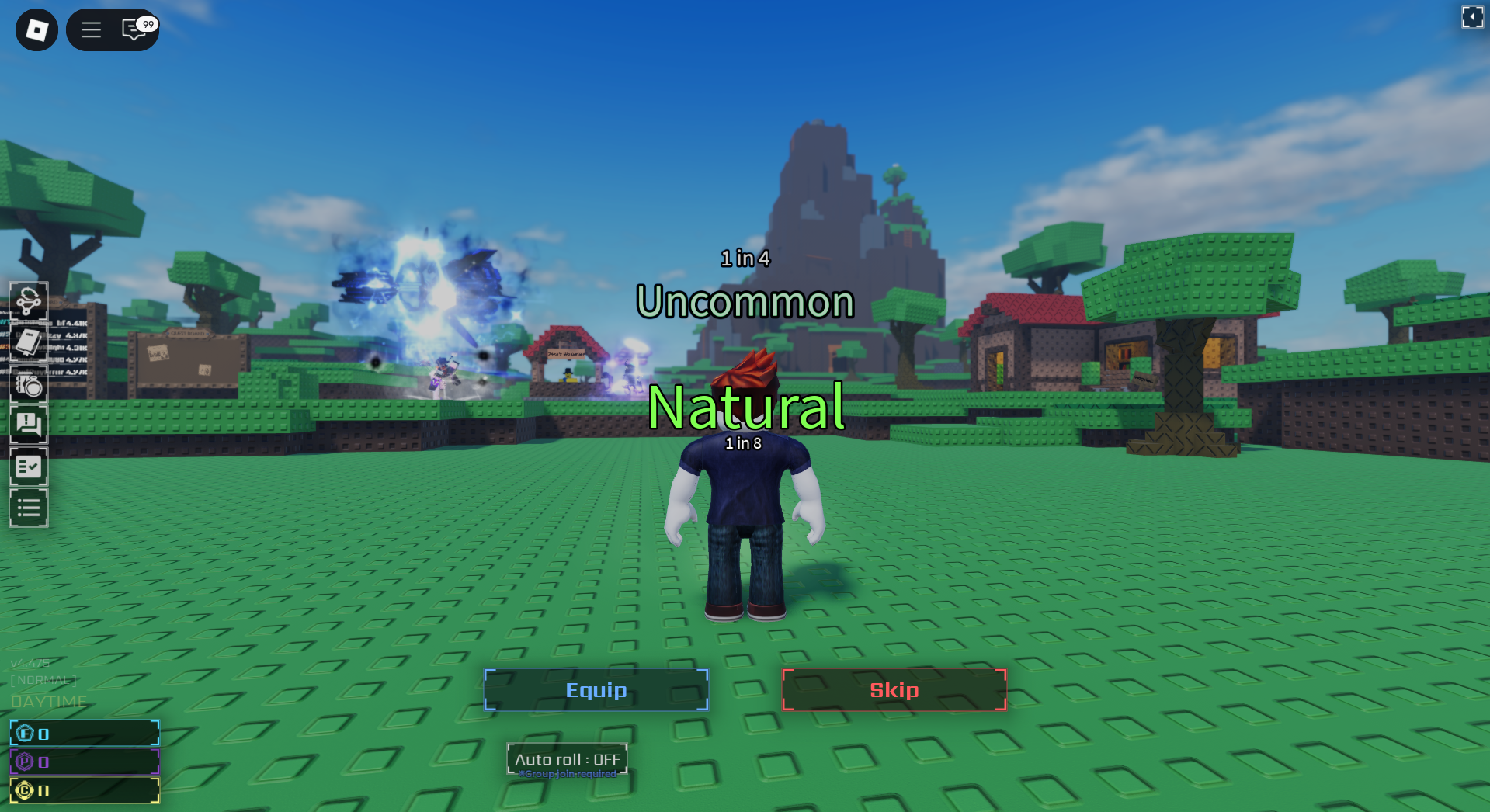 One of the uncommon aura (Image via Roblox Corporation)