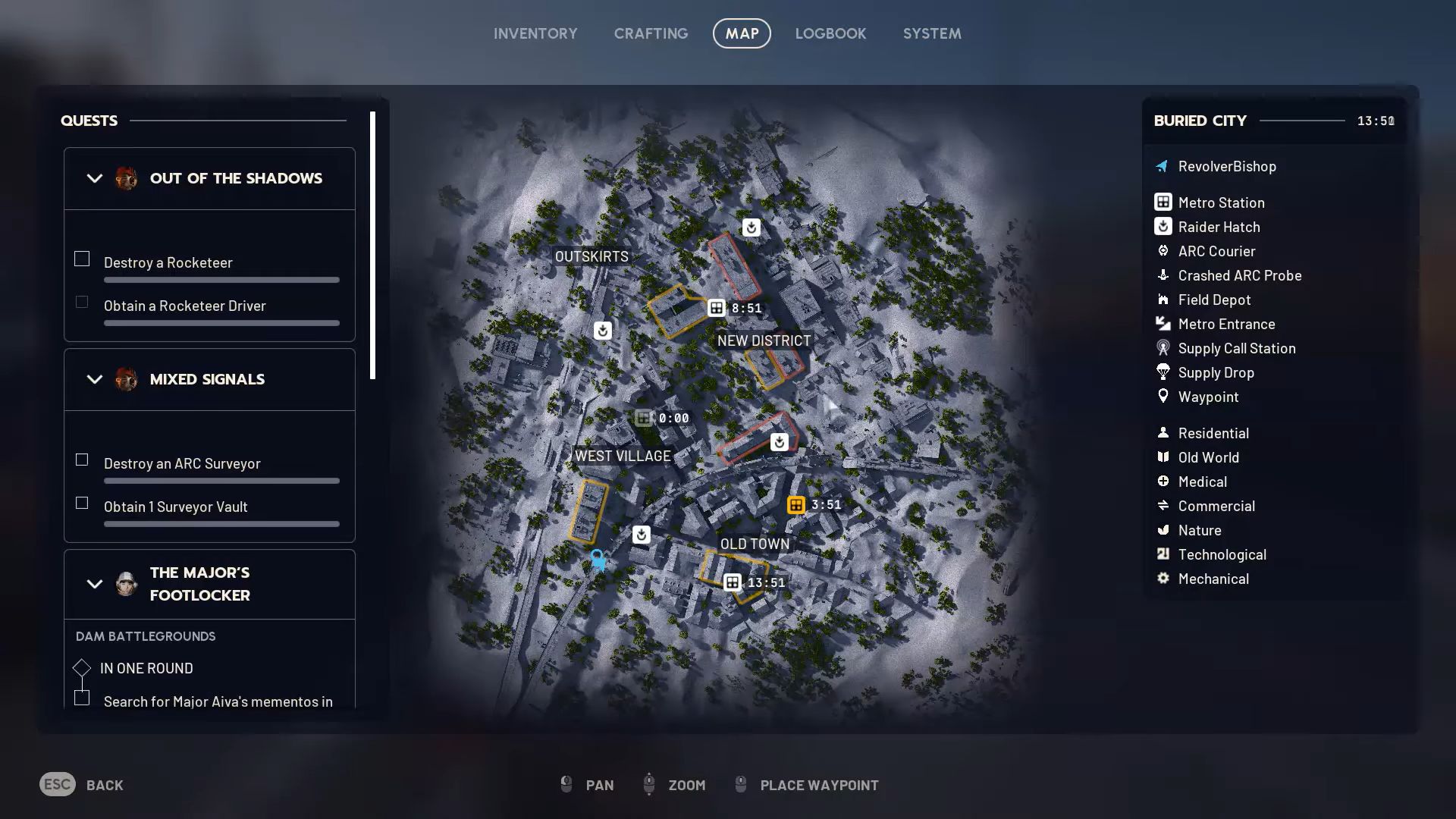 Buried City map area (Image via Embark Studios)