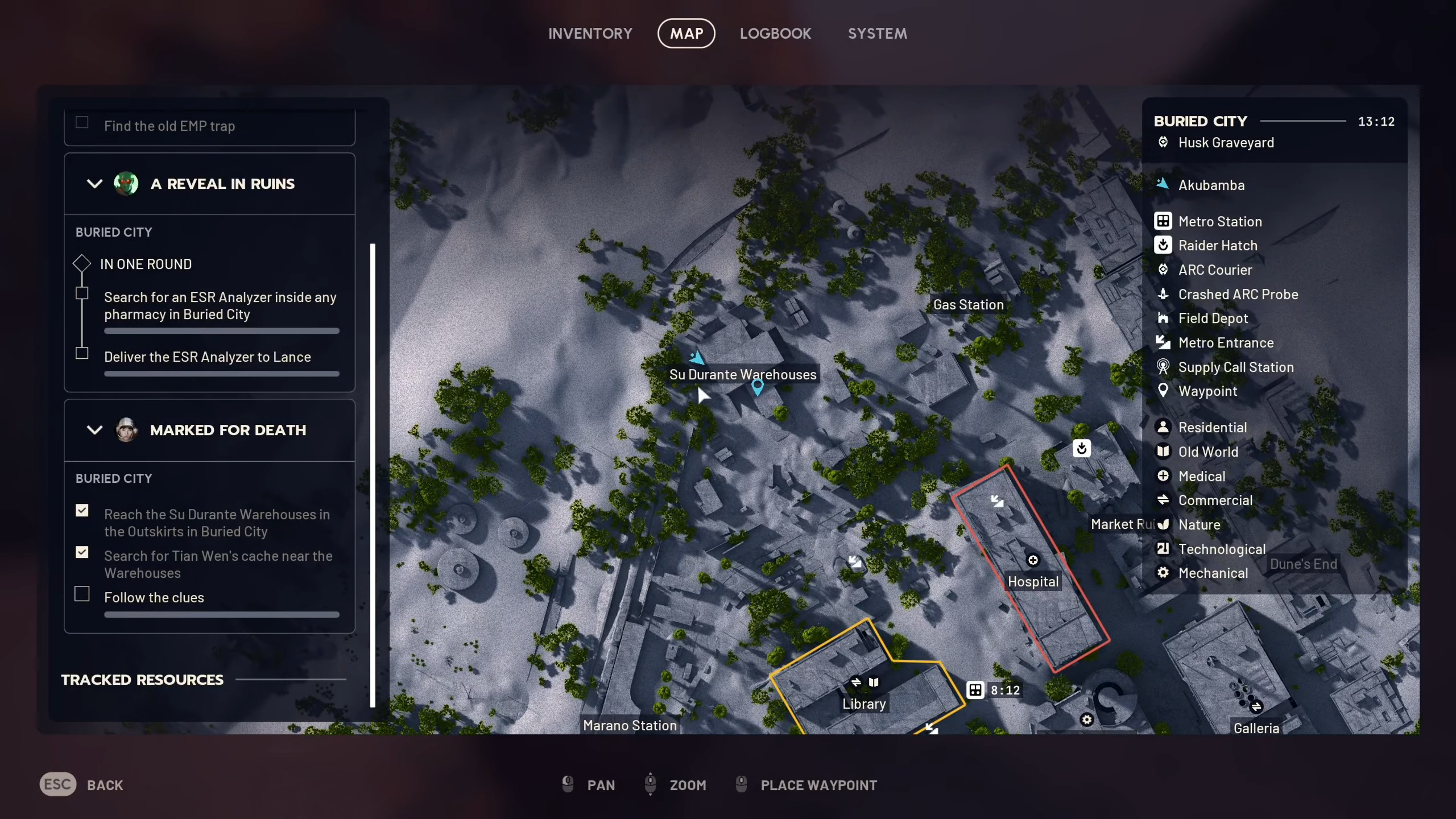 Warehouse identification in the game environment (Source: Embark Studios)