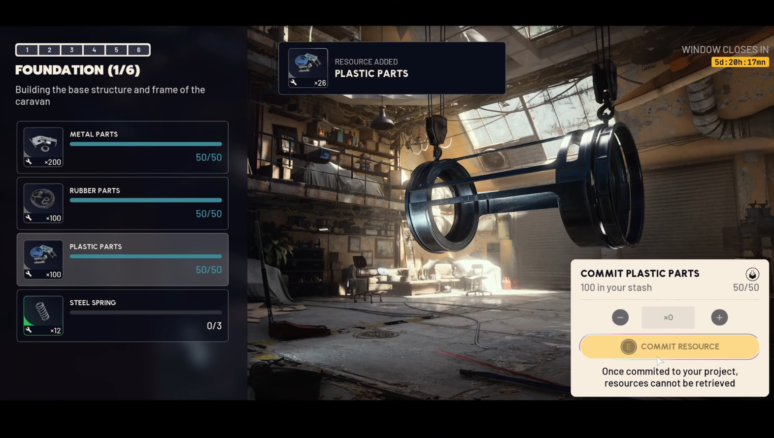 Tasks to complete for gaining access to the Expedition Project (Image via Embark Studios)