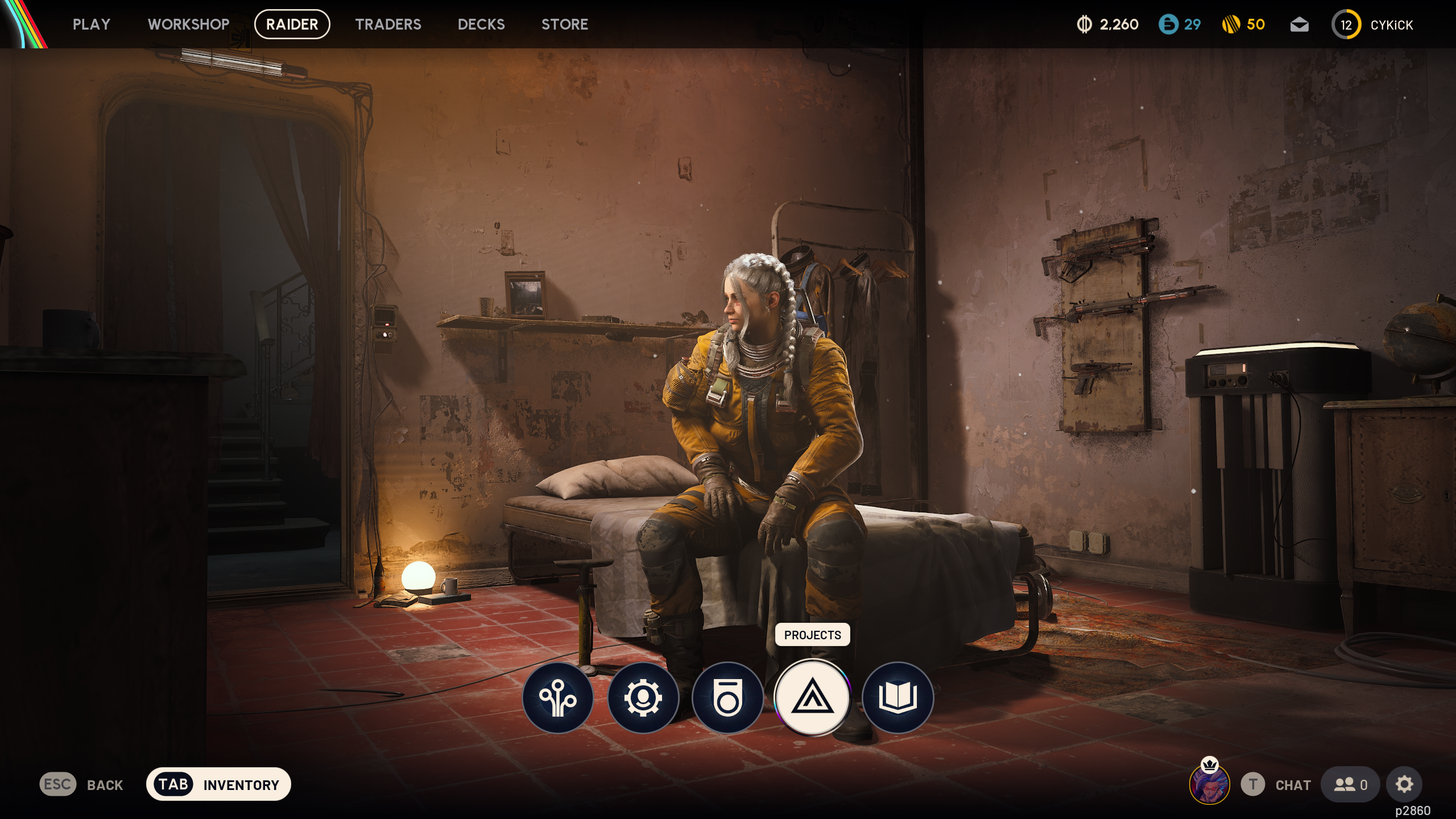 Access Expedition Project from the Raiders tab in Arc Raiders (Image via Embark Studios)