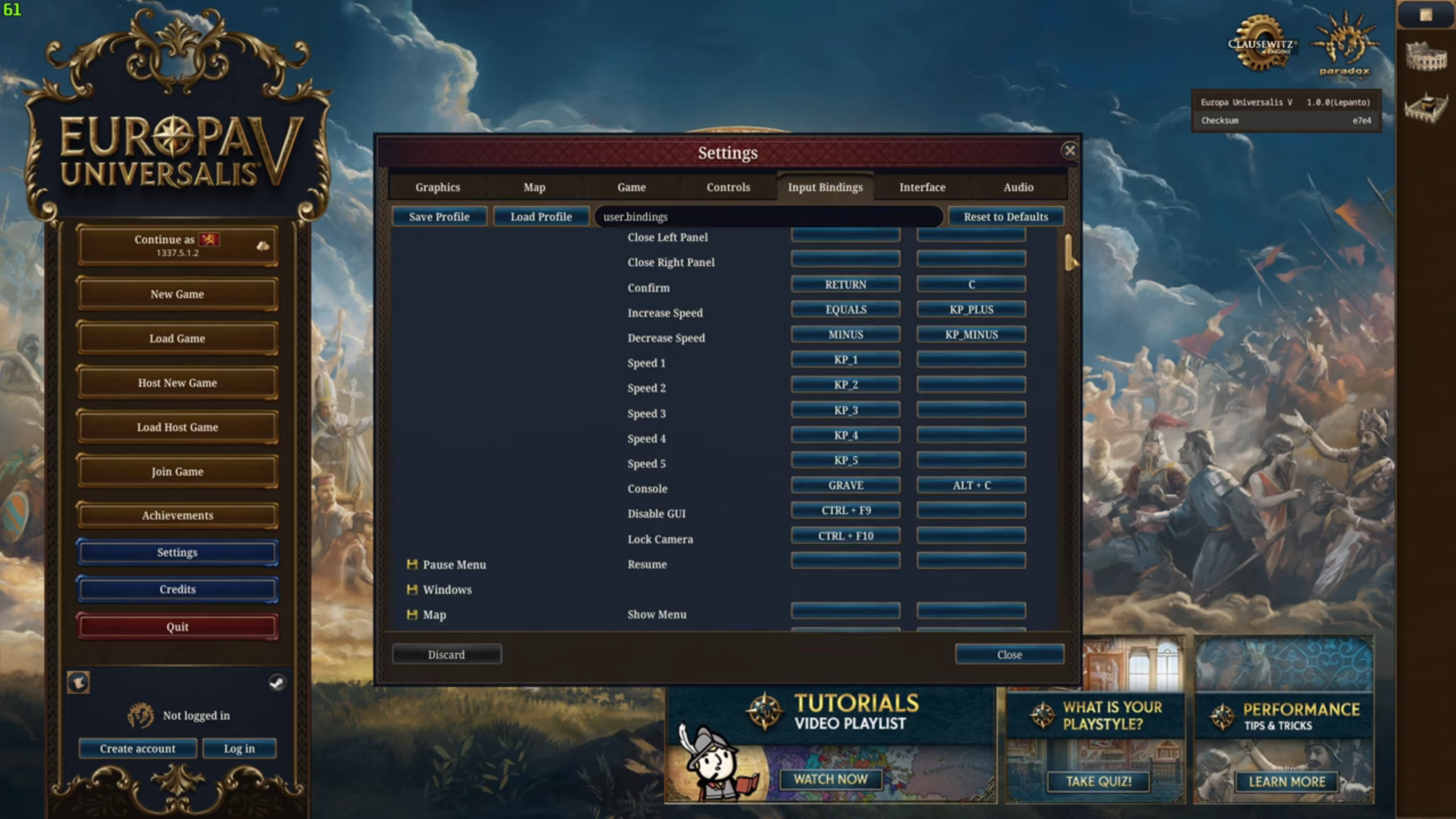 Action Lock vs. Camera Lock settings (Image via Paradox Interactive)
