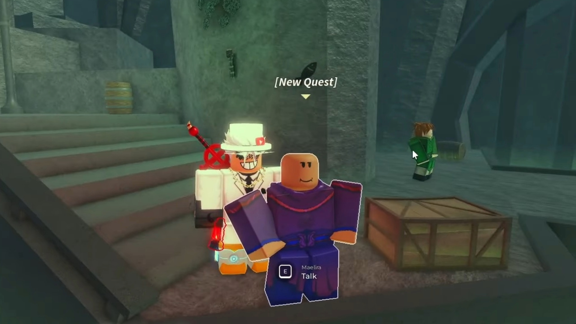 Speak with Maelira to begin his quest