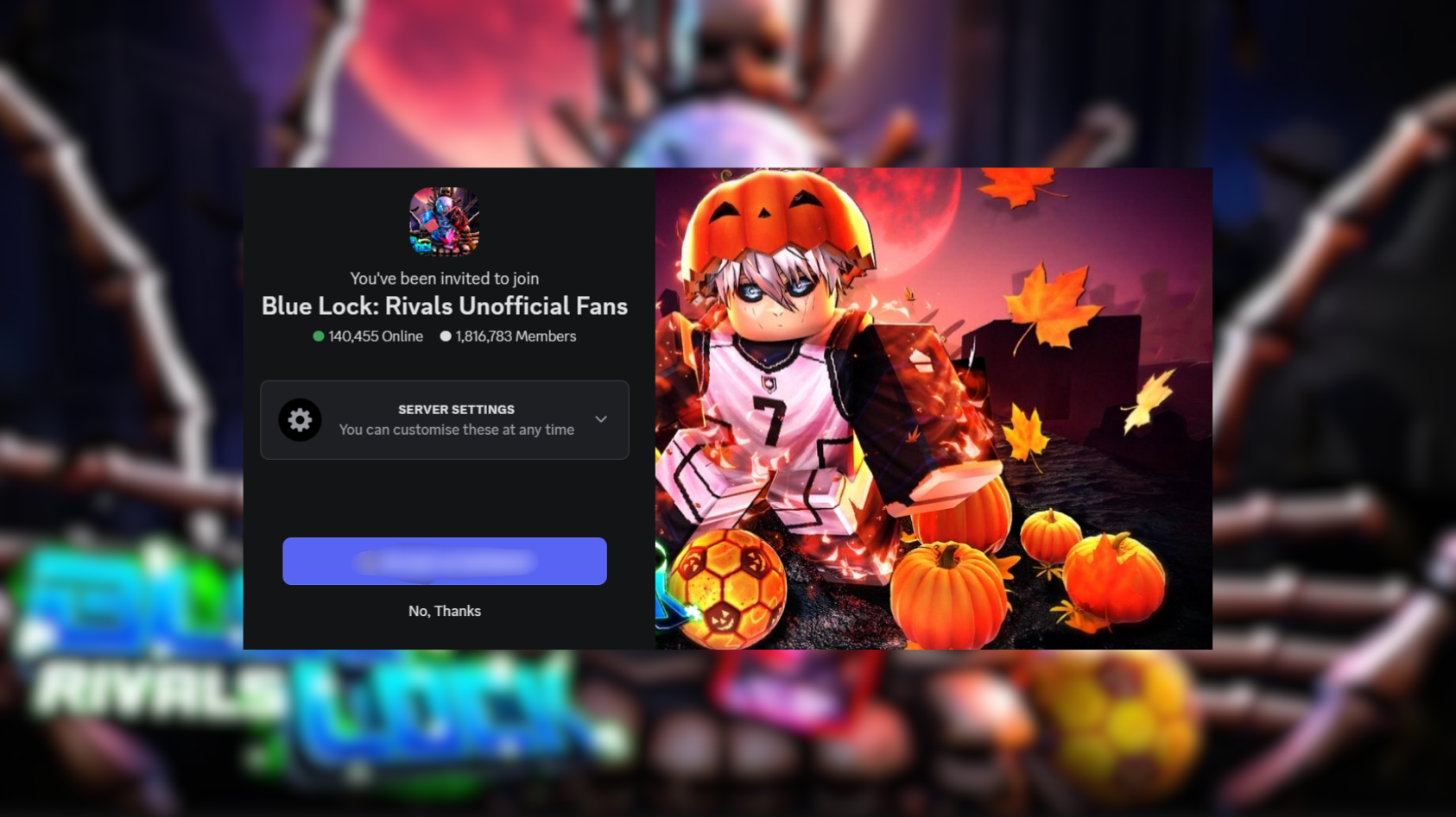 Discord access in Blue Lock: Rivals (Credit: Roblox Corporation)