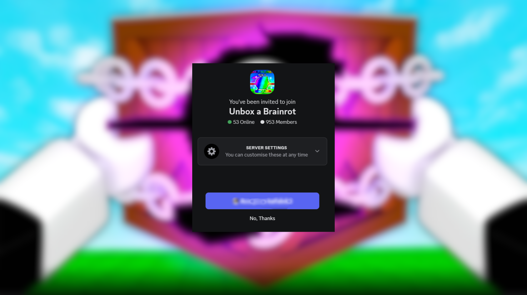 Discord access portal (Credit: Roblox Corporation)