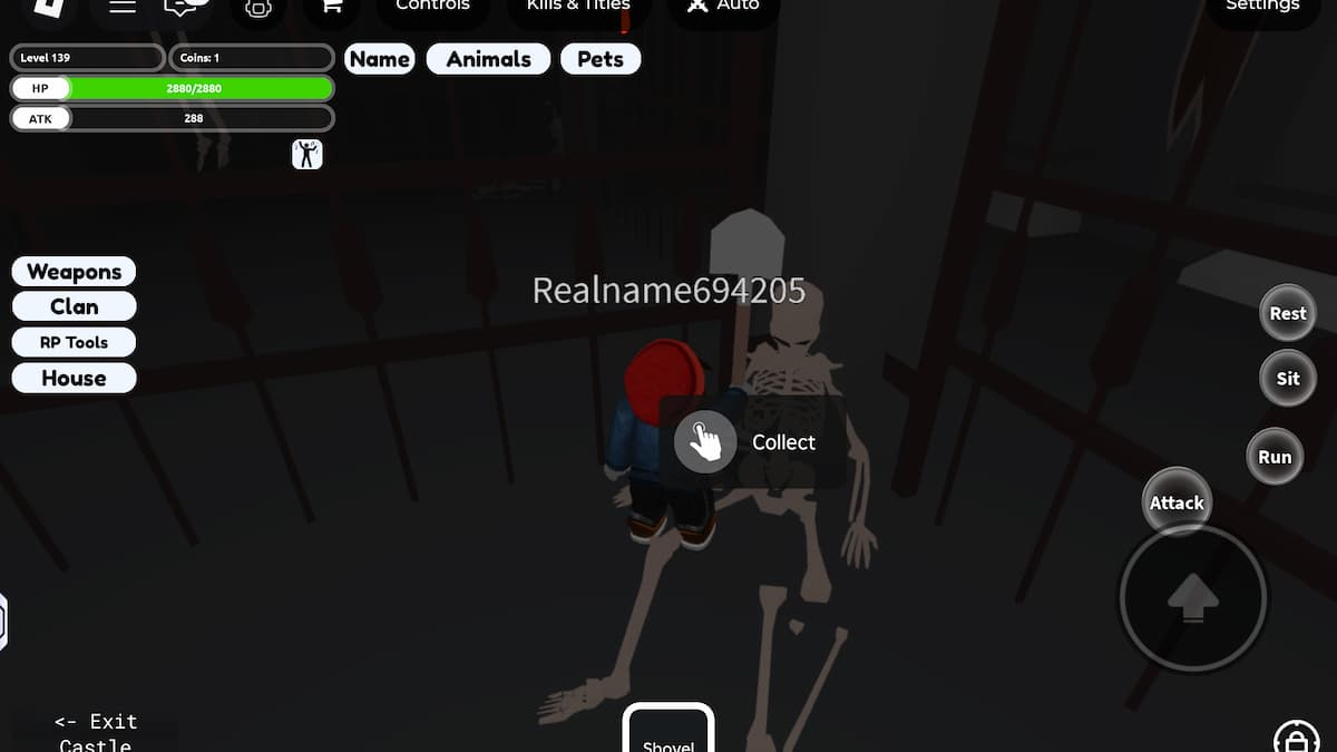 The location of the first egg