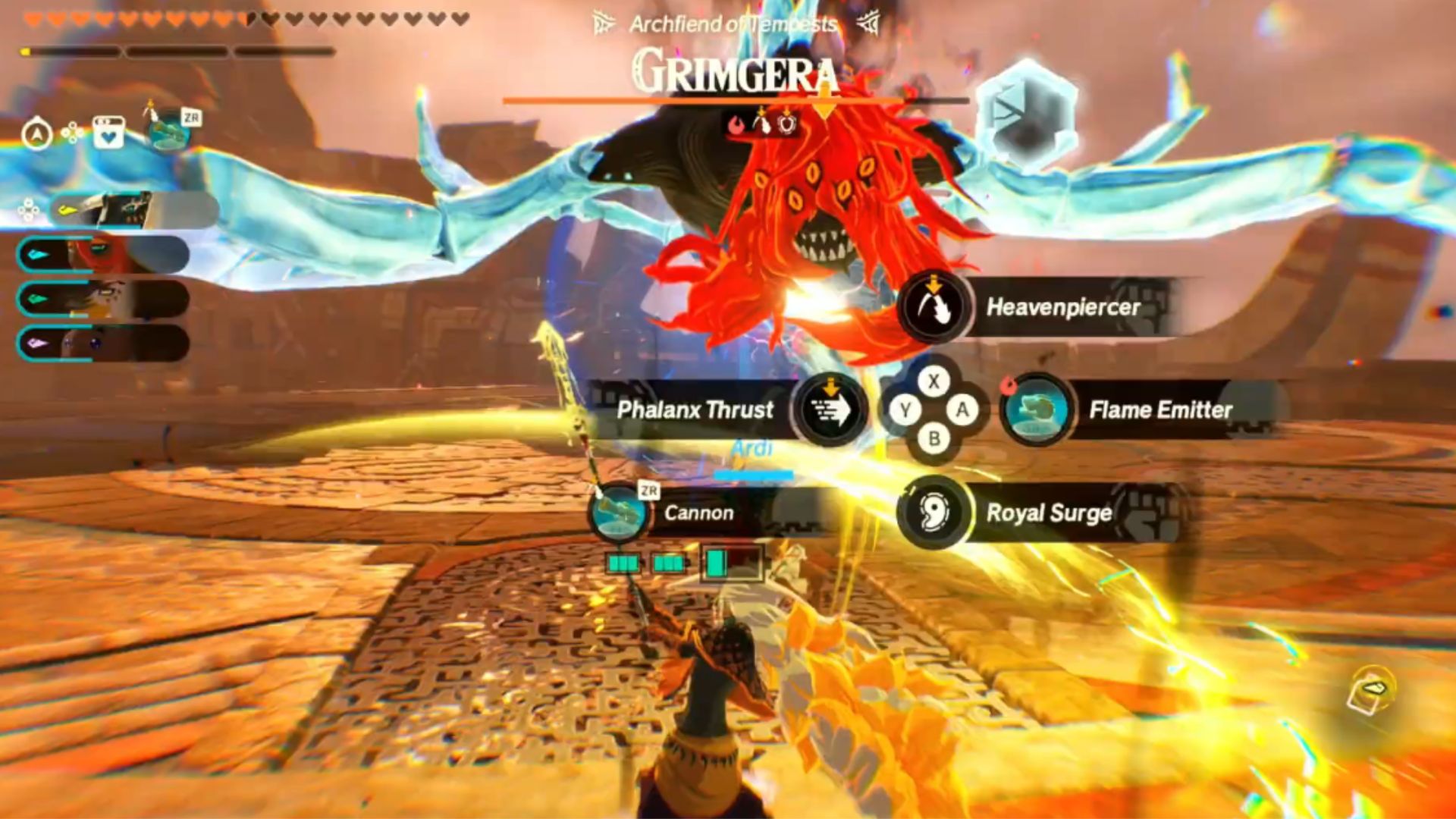 A rematch with Grimgera (Source: Nintendo | Calem MrNazreenn/YouTube)